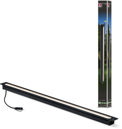Paulmann Plug Shine LED Bodeneinbauleuchte Lichtrahmen IP67 3000K 8W Anthrazit