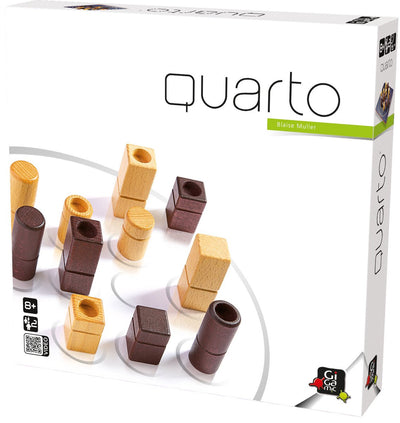 999Games Gigamic – Quarto – strategisches Denkspiel für zwei Spieler – ab 8 Jahren – Brettspiel – nl gb fr de es it