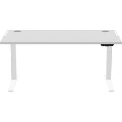 Levado höhenverstellbarer Schreibtisch 1600 x 800 grau