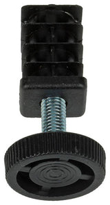 Mack 1047772 - verstellbare Steckkappe schwarz 20 x 20 mm 2 Stück | 6 Stück - afbeelding 1
