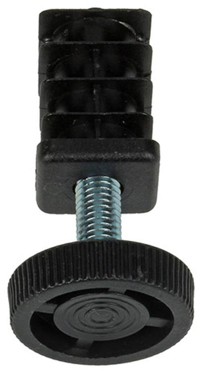 Mack 1047772 - verstellbare Steckkappe schwarz 20 x 20 mm 2 Stück | 6 Stück