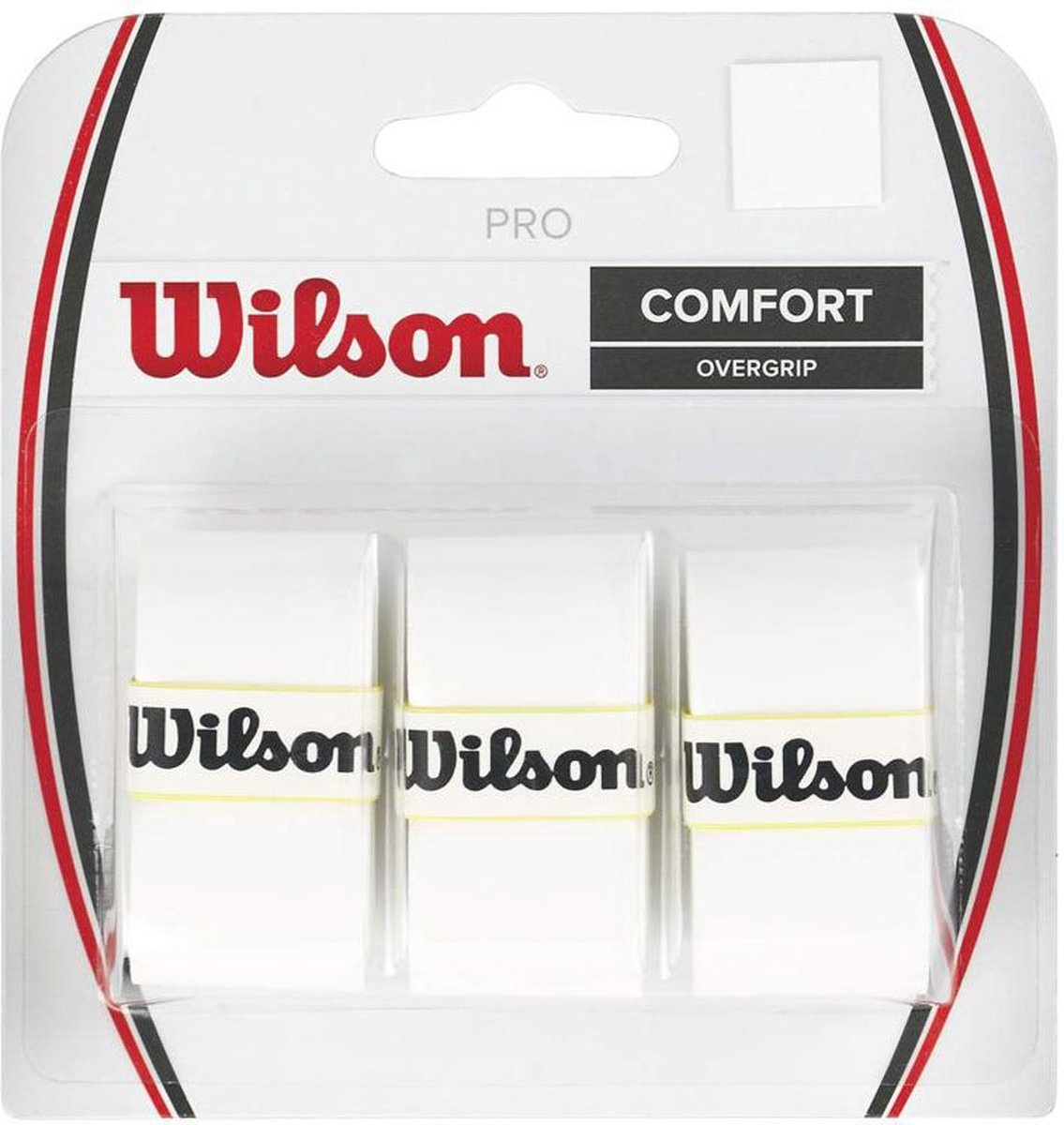 Wilson Pro Tennis Padel Overgrip, weiß, 3er-Pack
