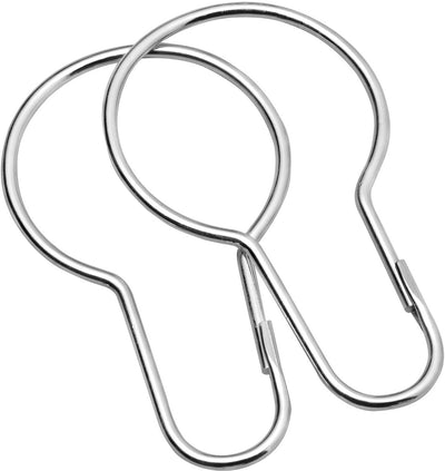 Sealskin-Haken für Duschvorhangringe (12 Stück), Metall, Edelstahl