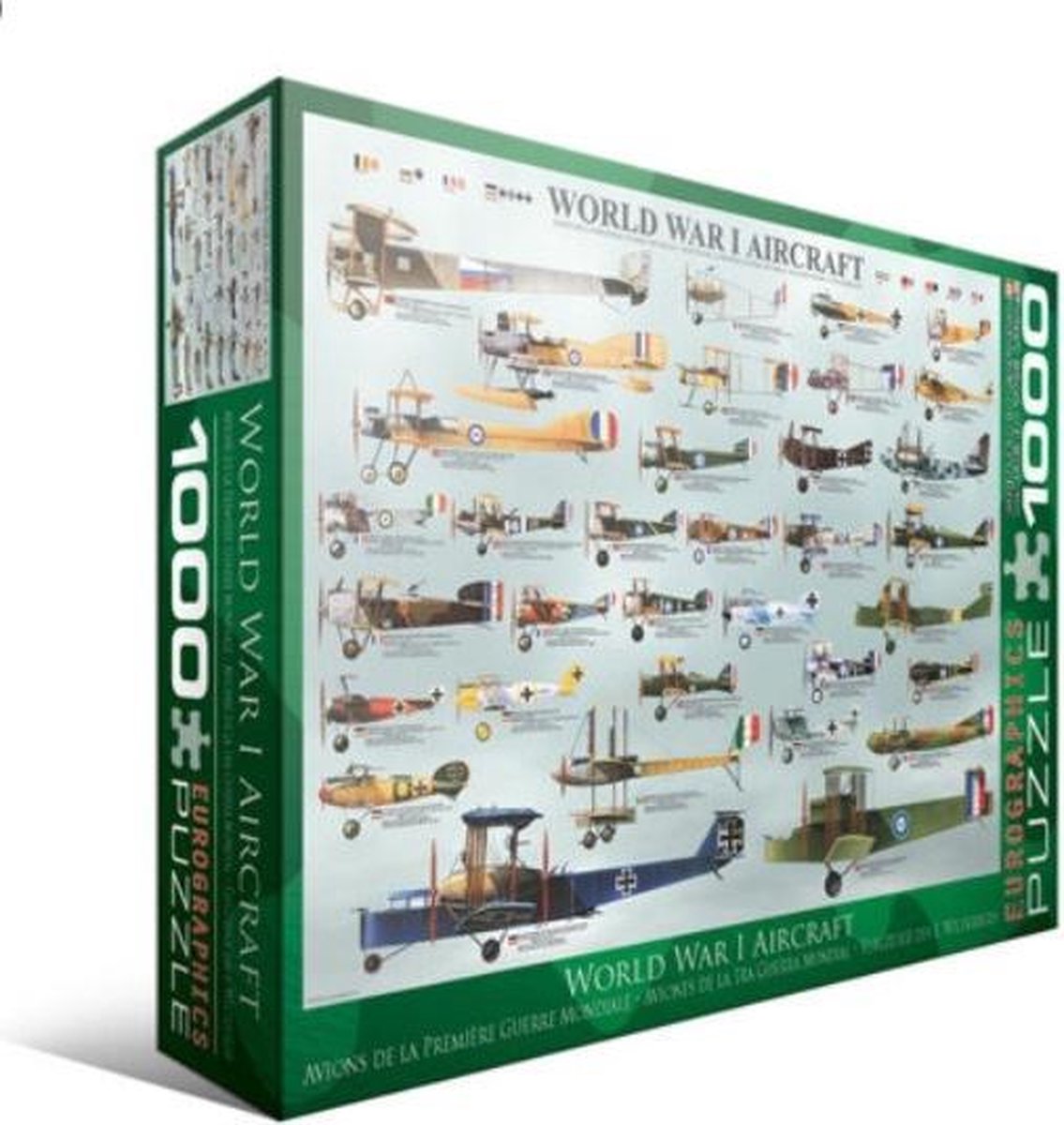 Eurographics | Puzzle 1000 | Flugzeuge aus dem ersten Weltkrieg