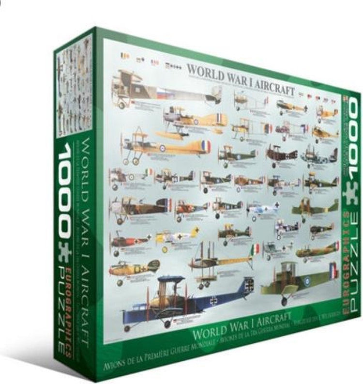 Eurographics | Puzzle 1000 | Flugzeuge aus dem ersten Weltkrieg