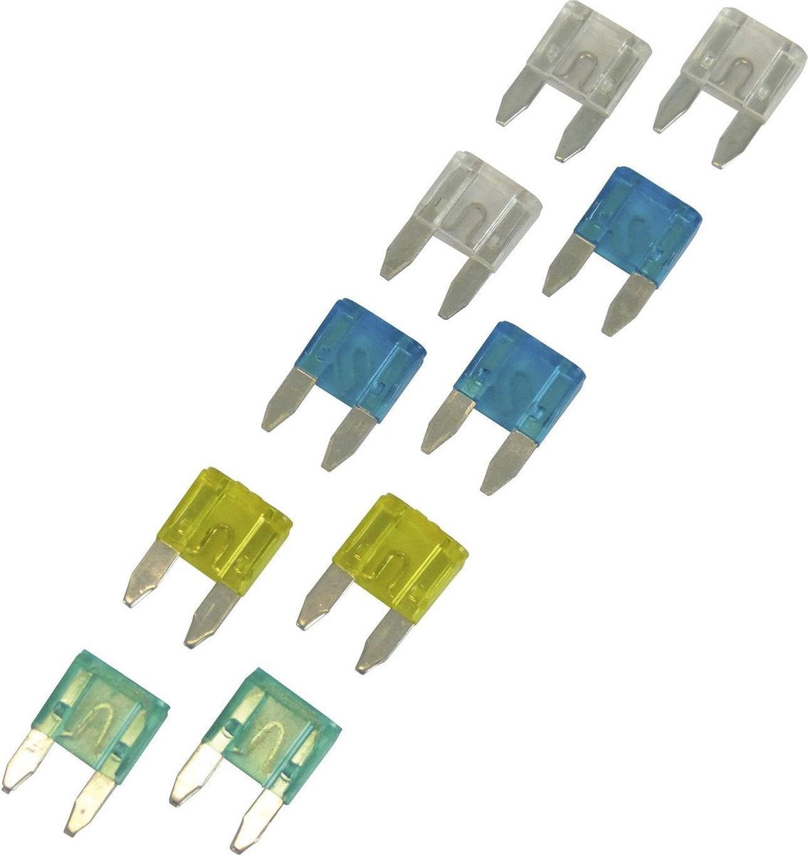 Carpoint Mini-Flachsicherungssortiment 15-30a 10 Stück