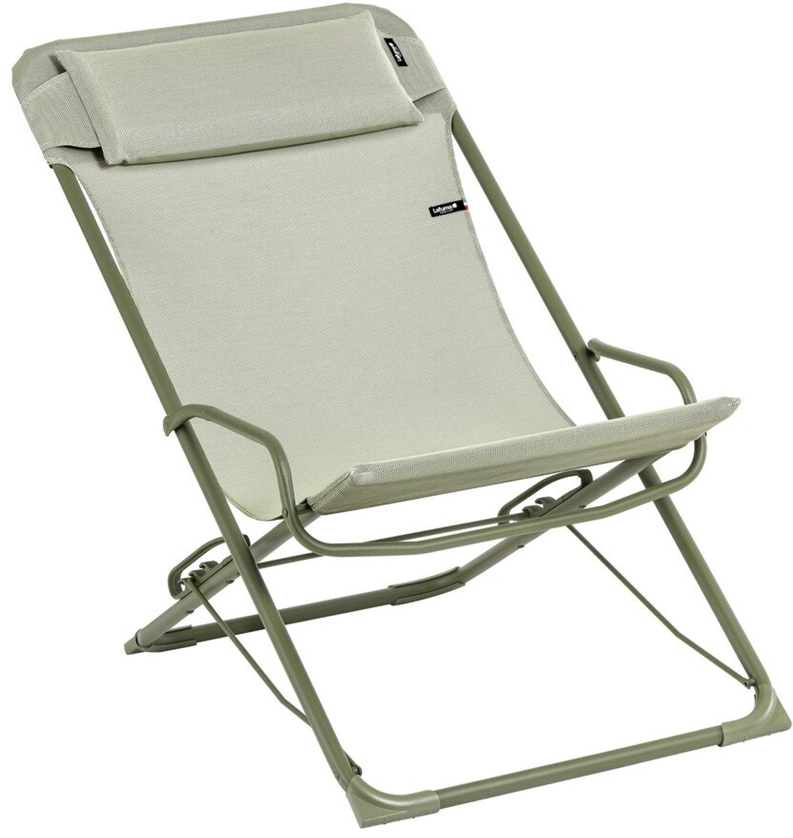 Lafuma Transaswing – Schaukelstuhl – Strandstuhl – Loungesessel – verstellbar – faltbar – Batyline – Moos