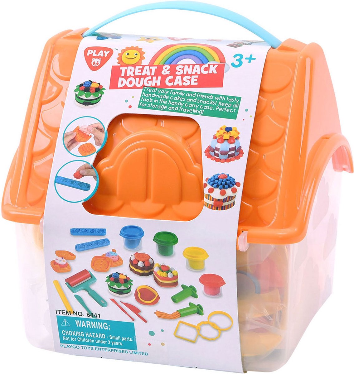 Spielen Sie Delikatessen Kleiset in Aufbewahrungsbox, 4 Tongläser
