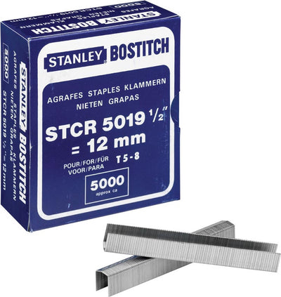 Bostitch Heftklammern stcr501912e (12 mm) | für pc8000 | Schachtel mit 5.000 Heftklammern