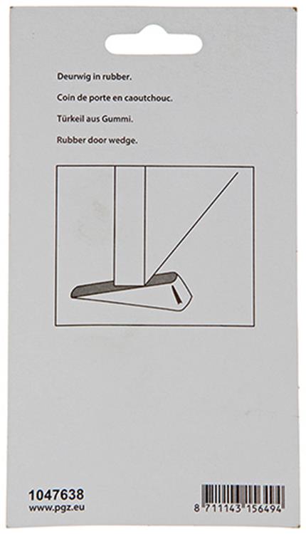 Mack 1047638 - Türkeil Gummi weiß 100 x 25 mm 1 St. Stk. | 6 Stück