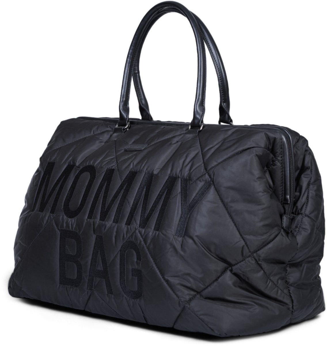 Childhome Mommy Bag® Stilltasche – gepolsterte Wickeltasche – schwarz – geräumig wasserabweisend – 55 x 30 x 40 cm