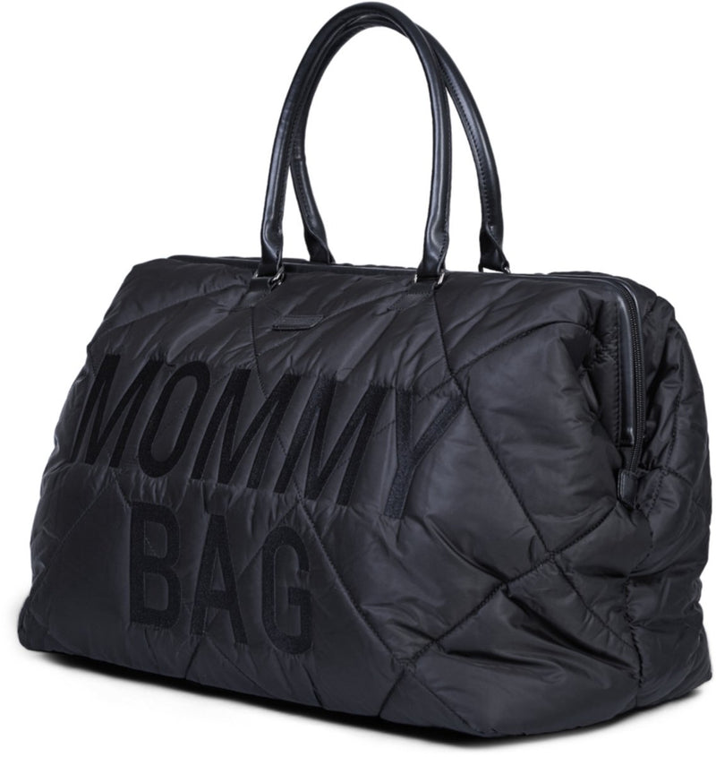 Childhome Mommy Bag® Stilltasche – gepolsterte Wickeltasche – schwarz – geräumig wasserabweisend – 55 x 30 x 40 cm