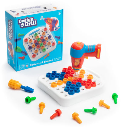 Lernressourcen: Konstruktionsspielzeug zum Entwerfen von Bohrmustern und -formen. - 3+