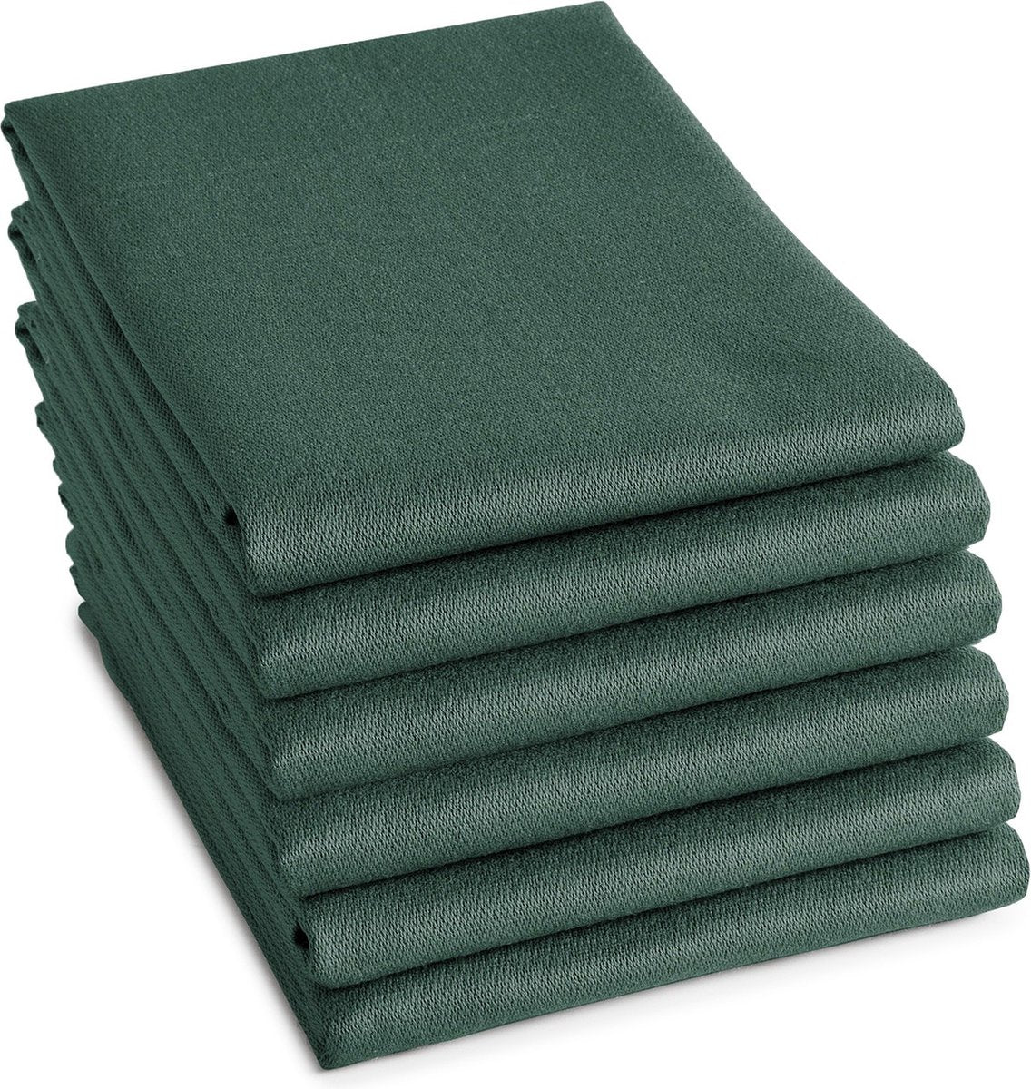 Ddddd - 6x Geschirrtuch - Logo - 60x65 cm - grün - Set à 6 Stück