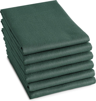 Ddddd - 6x Geschirrtuch - Logo - 60x65 cm - grün - Set à 6 Stück