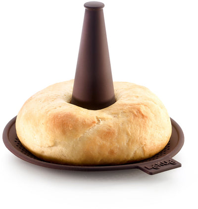 Lékué Backform Donuts oder Bagels - 6 Stk. - Silikon - braun