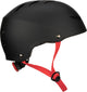 Nijdam Skatehelm verstellbar – Dark Fyre – Größe S – Schwarz Rot
