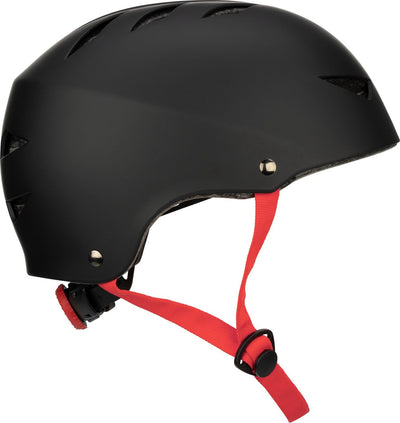 Nijdam Skatehelm verstellbar – Dark Fyre – Größe L – Schwarz Rot