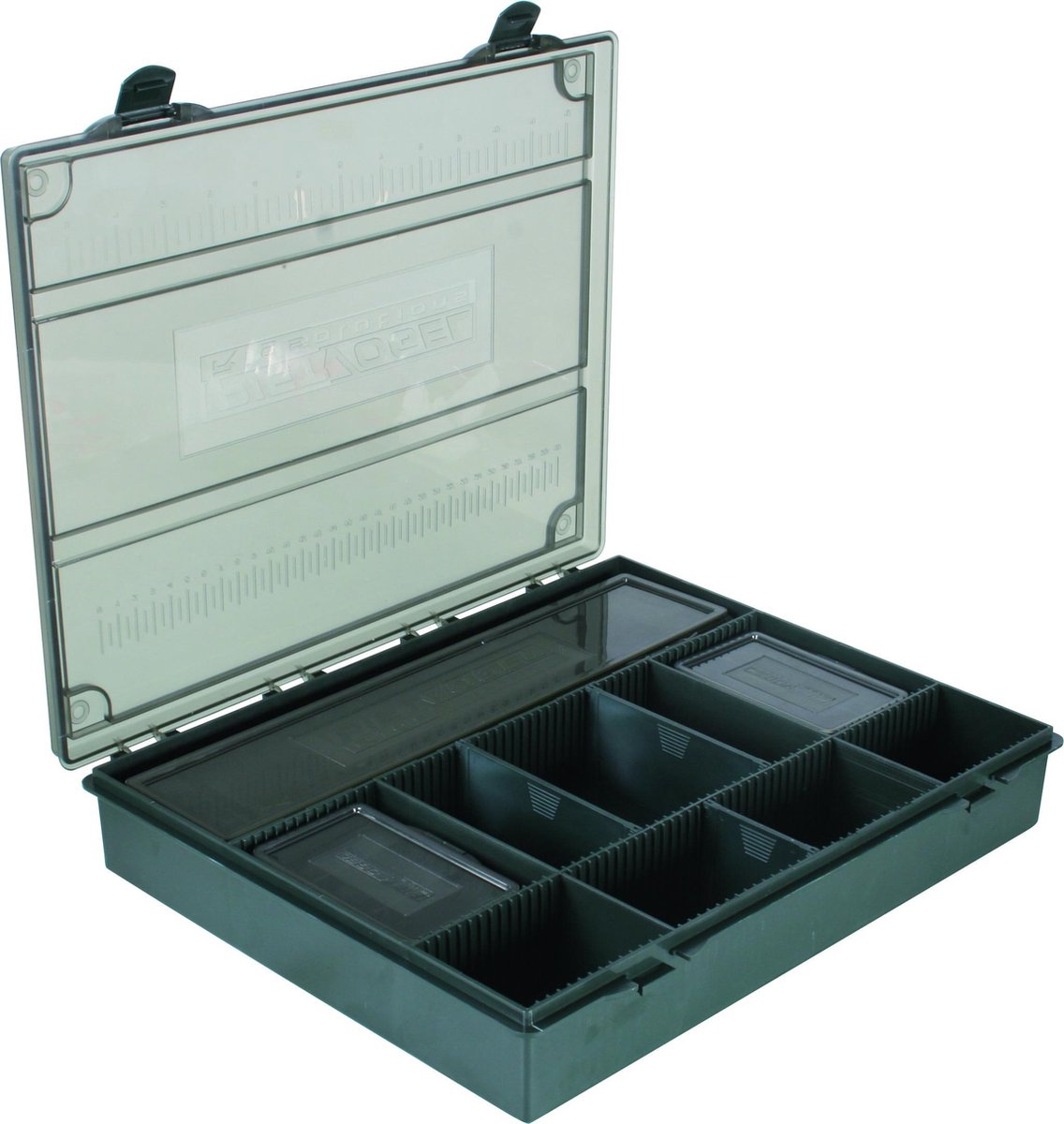 Rigsolutions Piet Bird Karpfenbox-Set – Angelbox – 36,5 x 30 x 6,4 cm