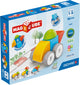Geomag Magicube Blöcke Autos recycelt – magnetische Bausteine – 10-teilig – ab 1 Jahr