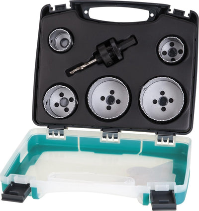 Wolfcraft – Satz Bimetall-Lochsägen – ø 35–68 mm – 6-teilig – 3764000