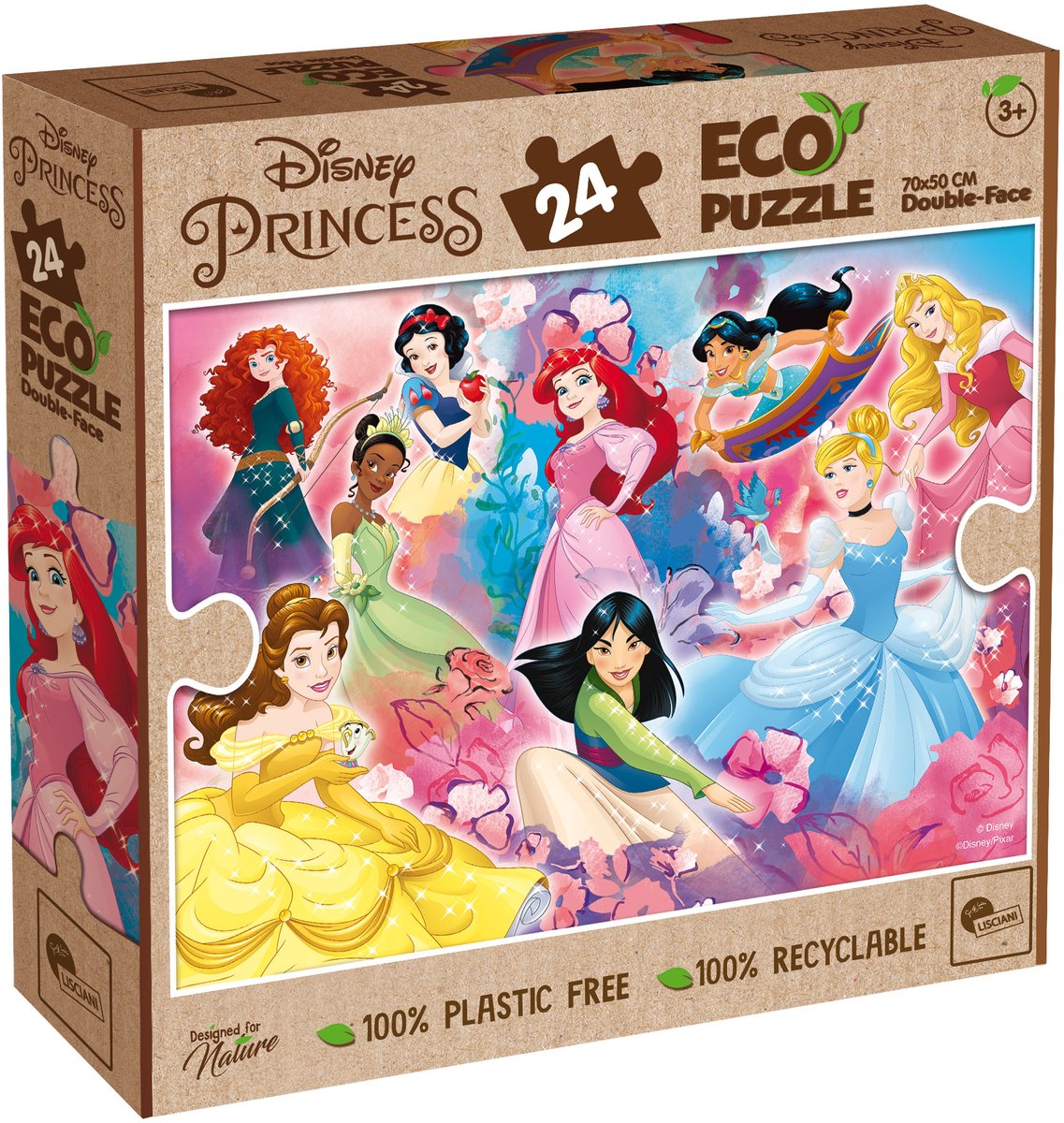 Lisciani Disney Öko-Puzzle df Prinzessin 24