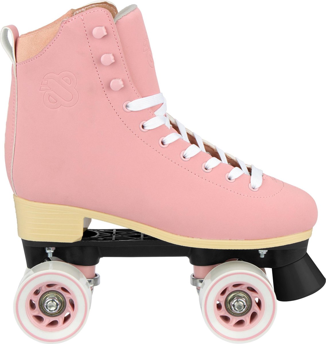 Nijdam Rollschuhe Nubuk - Candy Cakes - Rosa - Größe 37