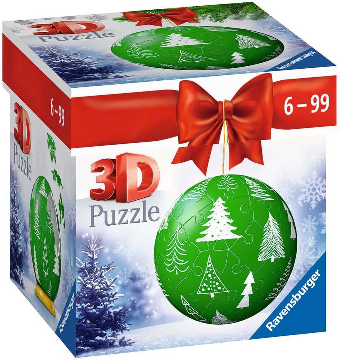 Ravensburger Weihnachtskugel norwegisch - 3D-Puzzle - Puzzleball