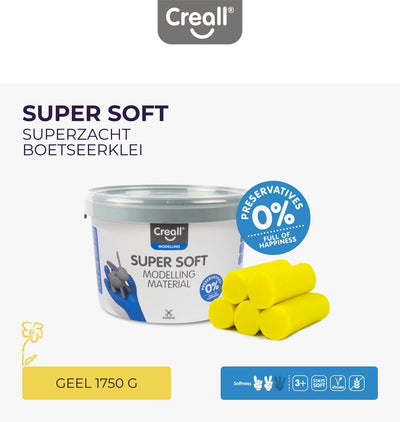 CREALL SEINDEROFT CLAY YELLE, 1750GR.