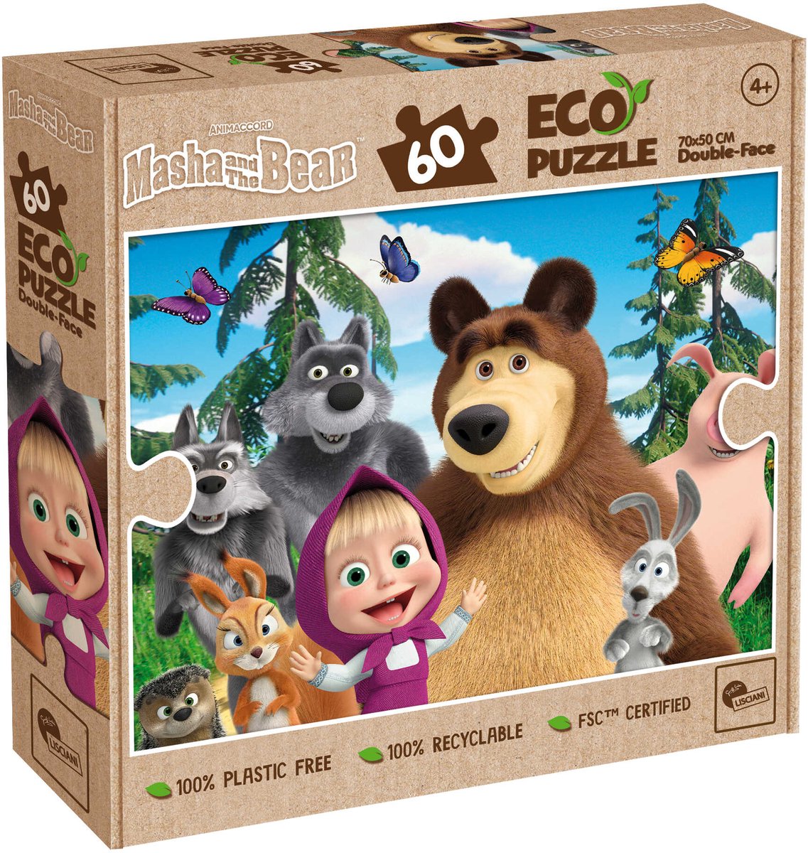 Lisciani Masha df Öko-Puzzle 60