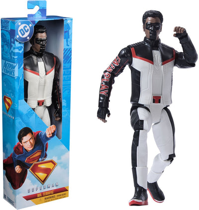 DC Comics, Superman Mr Terrific Superhelden-Actionfigur von 30 cm, Kinderspielzeug, Fantasy-Spiel