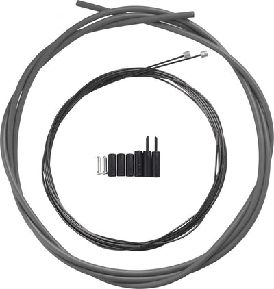 Shimano Optislick Rennrad Schaltzugset, grau