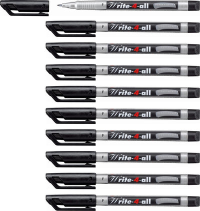 Stabilo write-4-all – Permanentmarker – fein 0,7 mm – Box mit 10 Stück