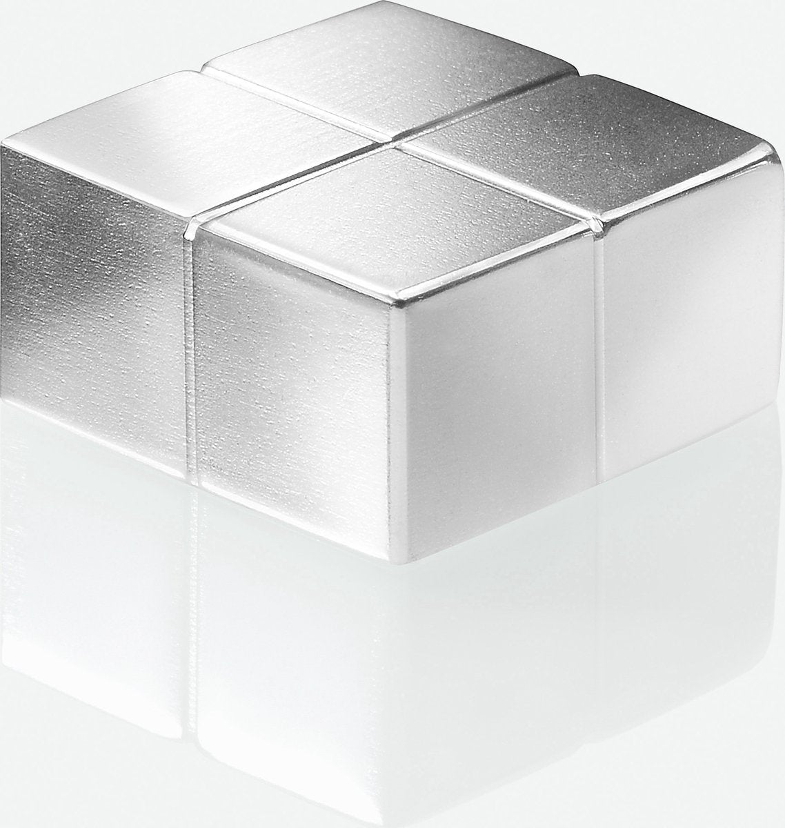 Sigel Glastafelmagnete - 20x10x20mm - C10 extra stark - Silber - 2 Stück - si-ba704