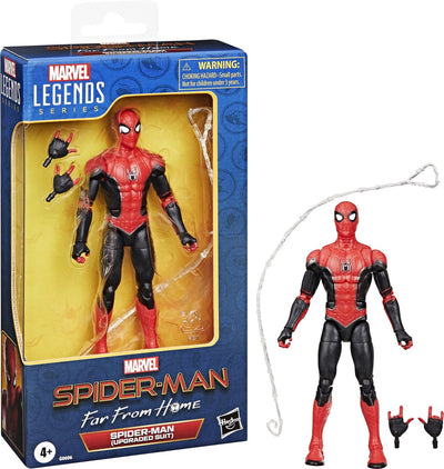 Hasbro Marvel Legends-Serie Spider-Man (verbesserter Anzug) aus Spider-Man: Far From Home, Actionfigur