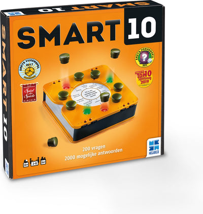 Megableu smart 10 – das soziale Quizspiel – Lernbrettspiel für Quizliebhaber – 2–8 Spieler – leicht zu transportieren