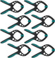 Wolfcraft – 8 Federklemmen Pro – Federklemme 60 mm – Planenklemme – Marktklemme – extra stark – 60 mm Planenklemmen – 8652000