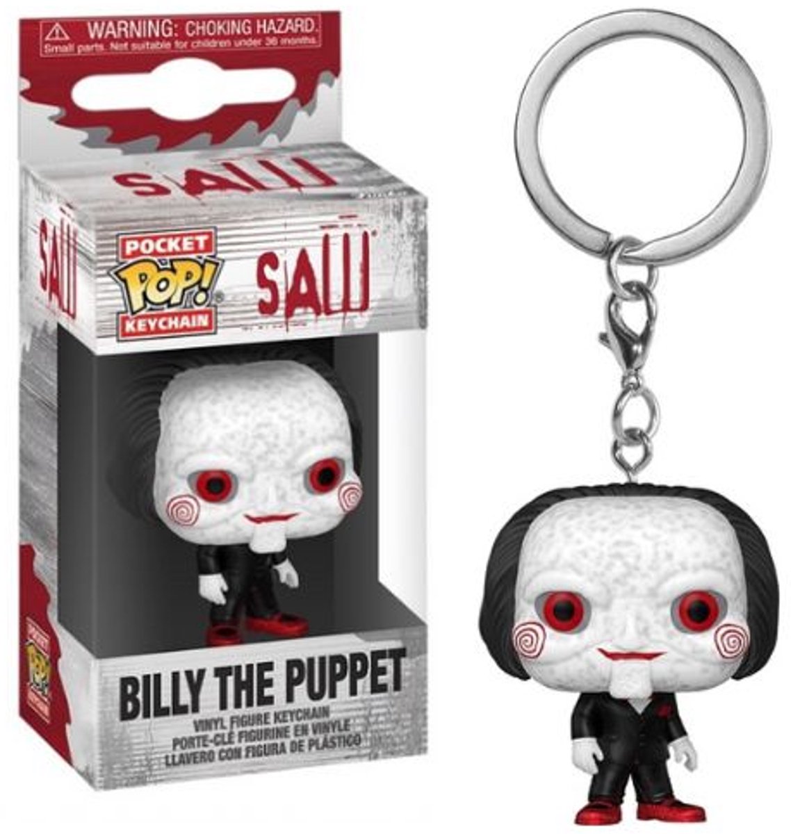 Funko Pocket Pop! Schlüsselanhänger Horror: Saw – Billy die Puppe