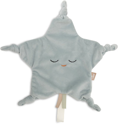 Jollein - Schnullertuch kleiner Stern - Schnuller-Kuscheltier Baby - 100 % Polyester - Seegrün
