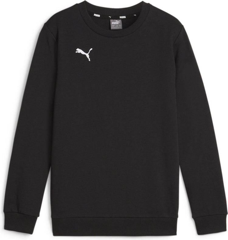 Puma TeamGoal Casuals Crew Neck Sweat Jr Jungen Sportpullover – Schwarz-Weiß