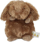 Bunnies by the Bay Wee Kuscheltier Hase – Stofftier – gestickte Details – 18 cm – braun