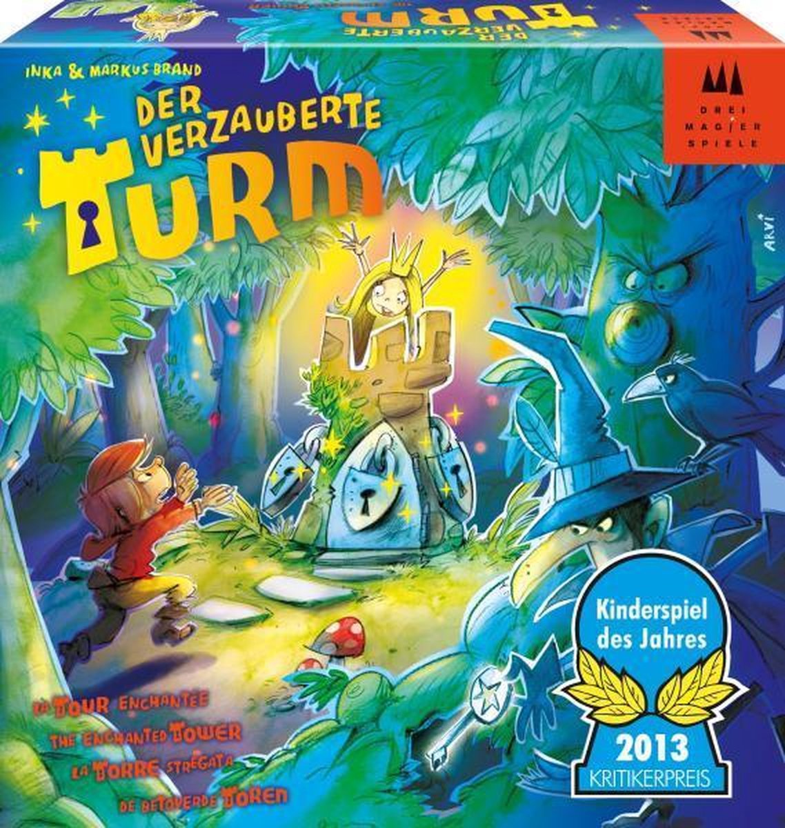 Drei Zaubererspiele des verlorenen Turms – Partyspiel