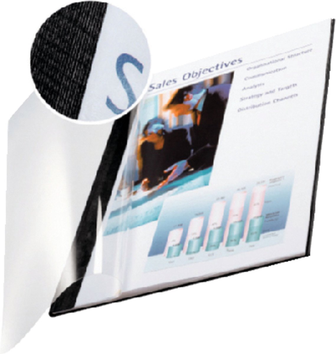 Leitz impressbind flexible Hüllen – 3,5 mm – schwarz – 10 Stück