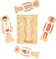 Bigjigs Holzanatomiepuzzel - Junge, 26st.