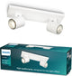 Philips LED Philips Runner Aufbaustrahler – 2-flammig – Weiß