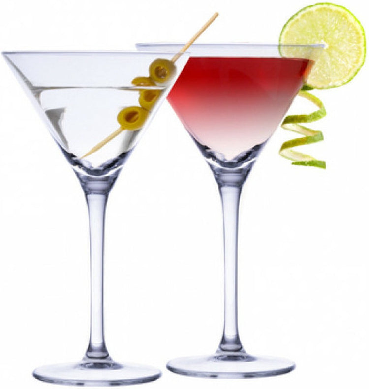 Alpina Martini-Cocktailgläser - Glas - 4x Stück - 220 ml - Cocktailgläser - Cocktails trinken - Cocktails