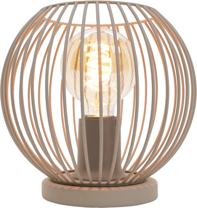 Eglo Lindero Tischleuchte - E27 - ø 20 cm - Sandfarbe Beige