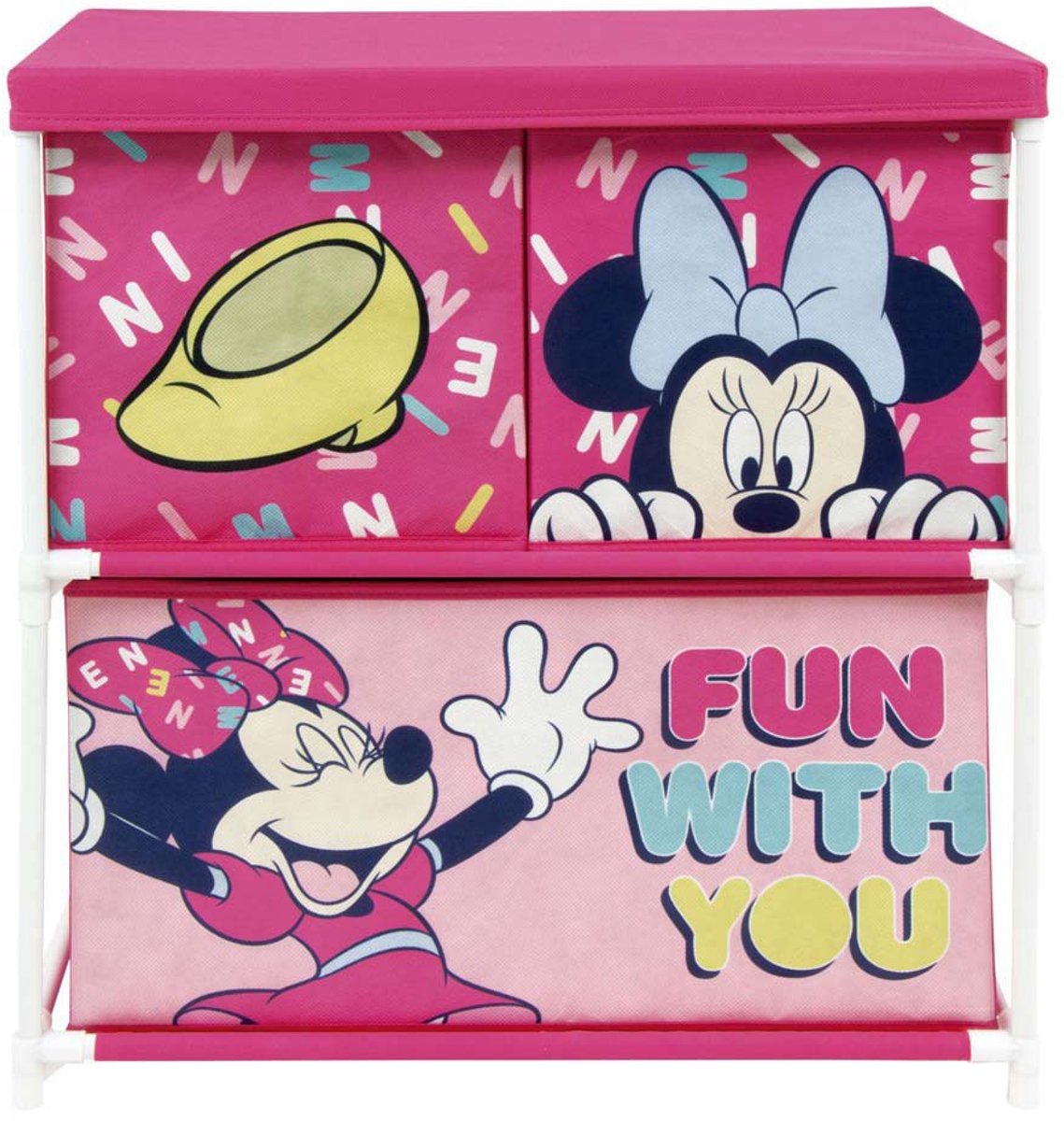 Aufbewahrungsregal für Minnie-Maus-Schubladen