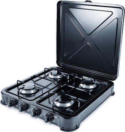 Promis kg400c Campingkochfeld 4 Zonen – schwarze Farbe