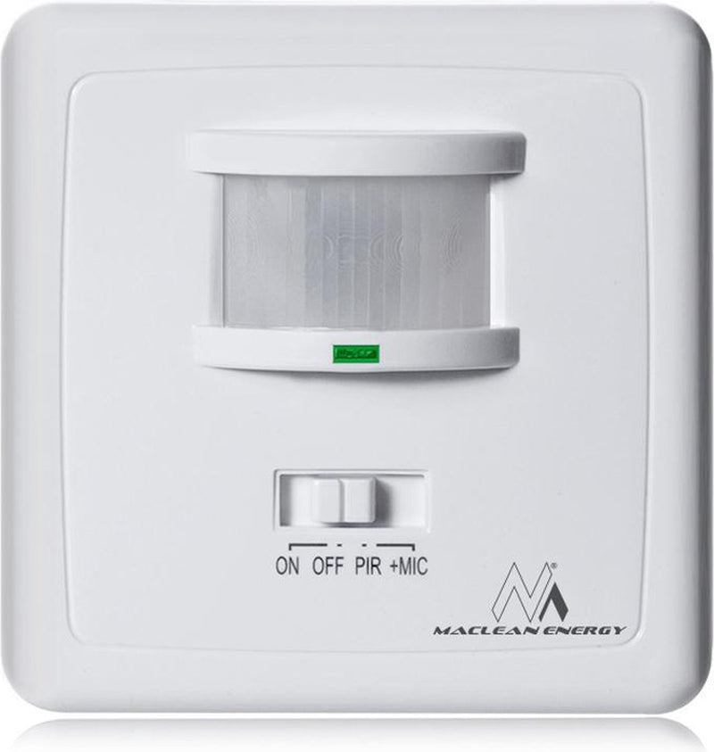 Maclean Bewegungsmelder, integrierter Wandenergie-Sensor mce18